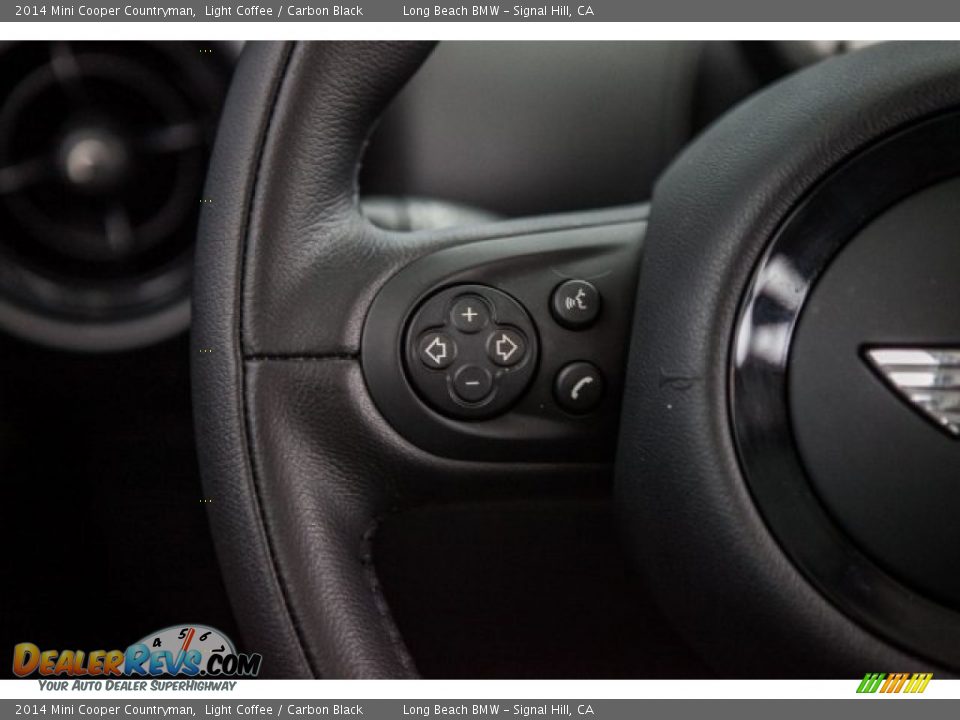 2014 Mini Cooper Countryman Light Coffee / Carbon Black Photo #13