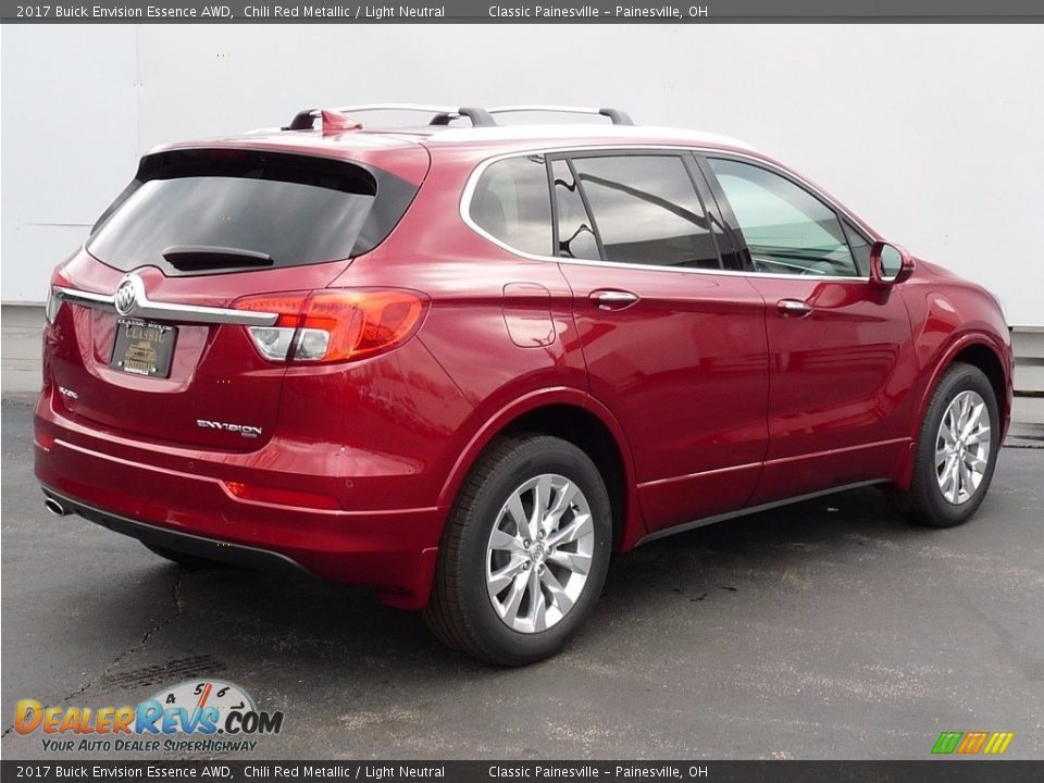 2017 Buick Envision Essence AWD Chili Red Metallic / Light Neutral Photo #2