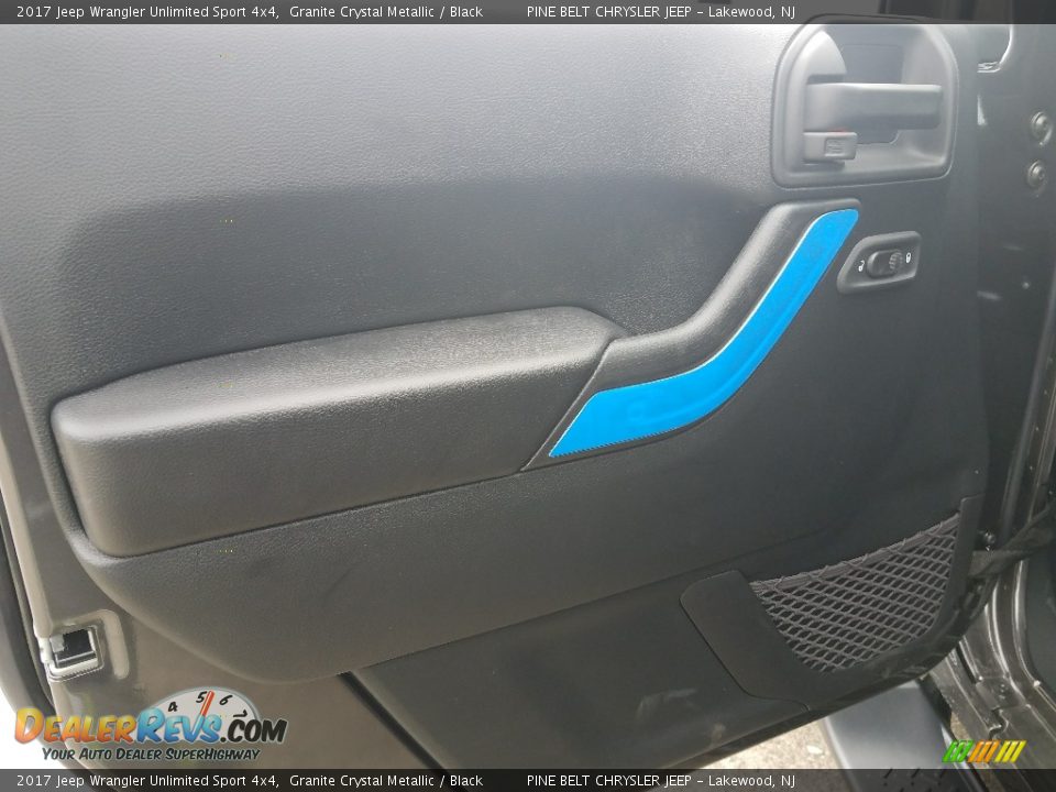 2017 Jeep Wrangler Unlimited Sport 4x4 Granite Crystal Metallic / Black Photo #8
