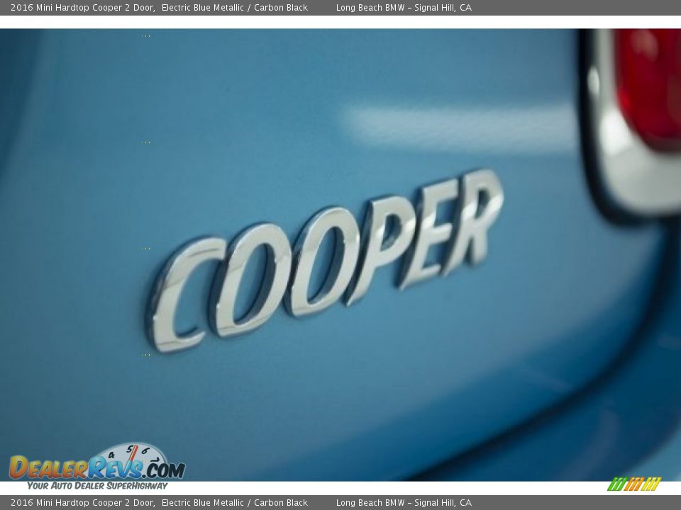 2016 Mini Hardtop Cooper 2 Door Electric Blue Metallic / Carbon Black Photo #8