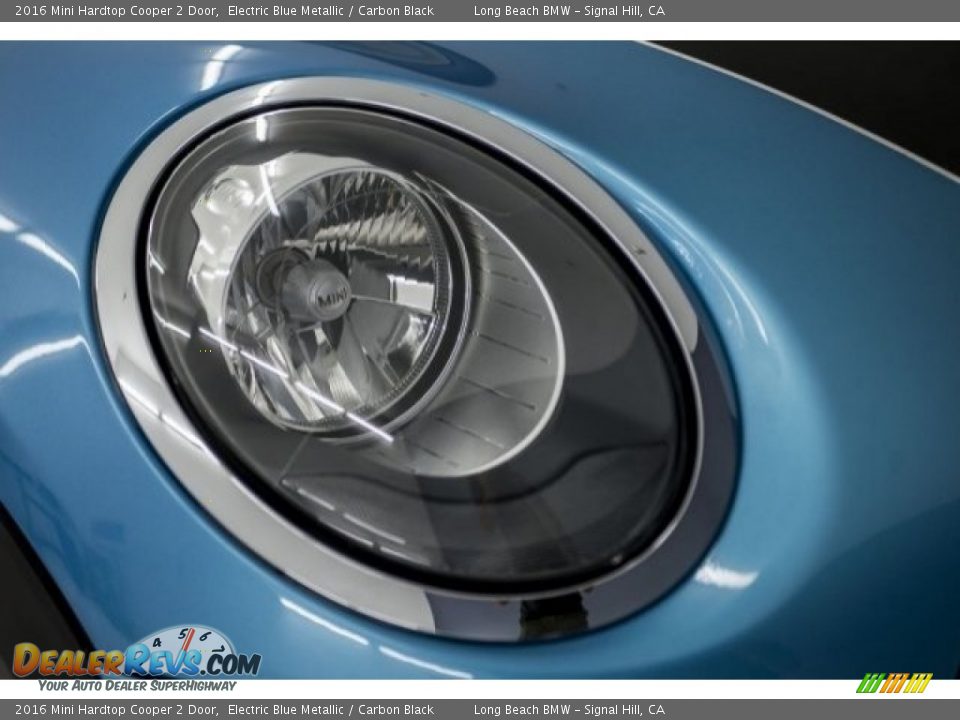 2016 Mini Hardtop Cooper 2 Door Electric Blue Metallic / Carbon Black Photo #25