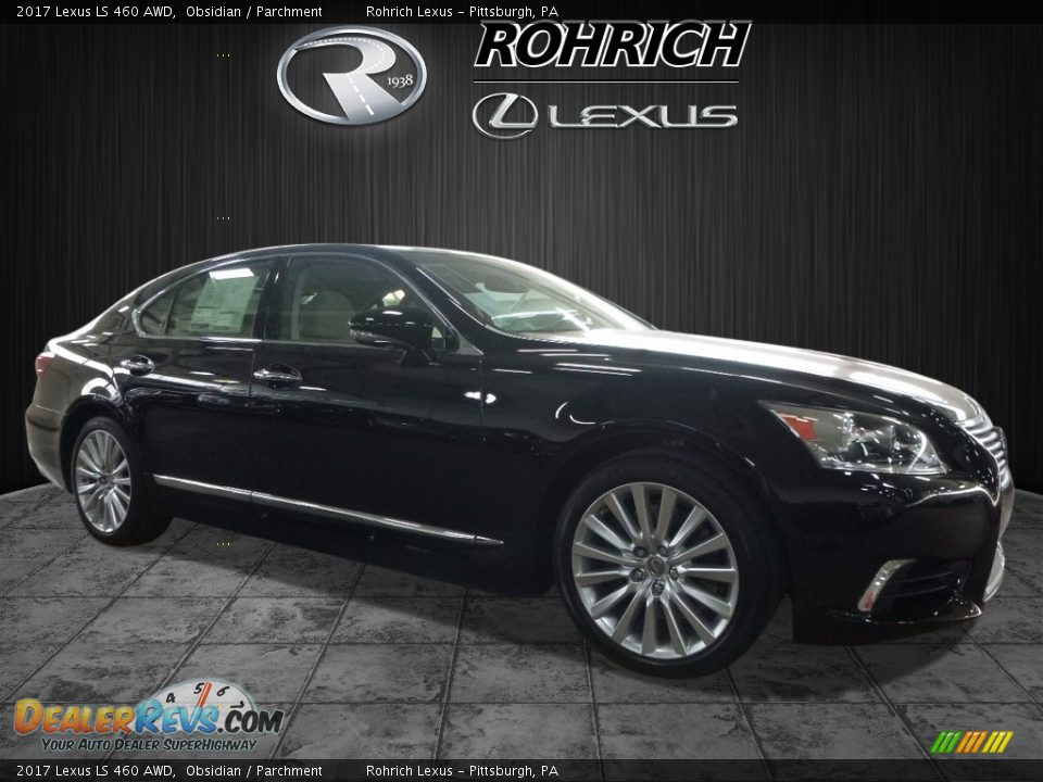 2017 Lexus LS 460 AWD Obsidian / Parchment Photo #1
