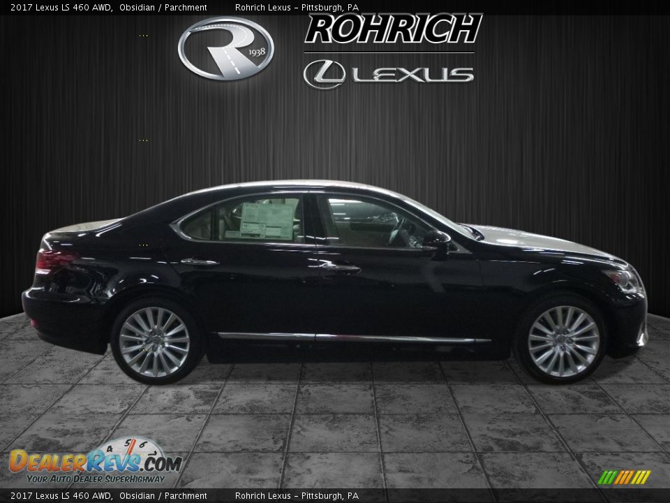 2017 Lexus LS 460 AWD Obsidian / Parchment Photo #2