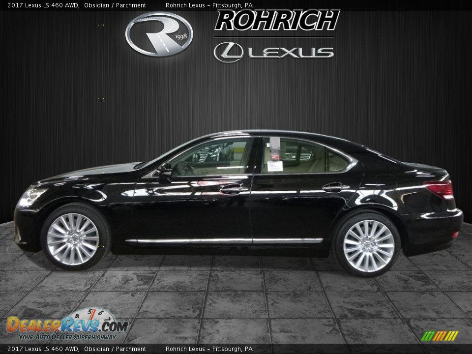 2017 Lexus LS 460 AWD Obsidian / Parchment Photo #4