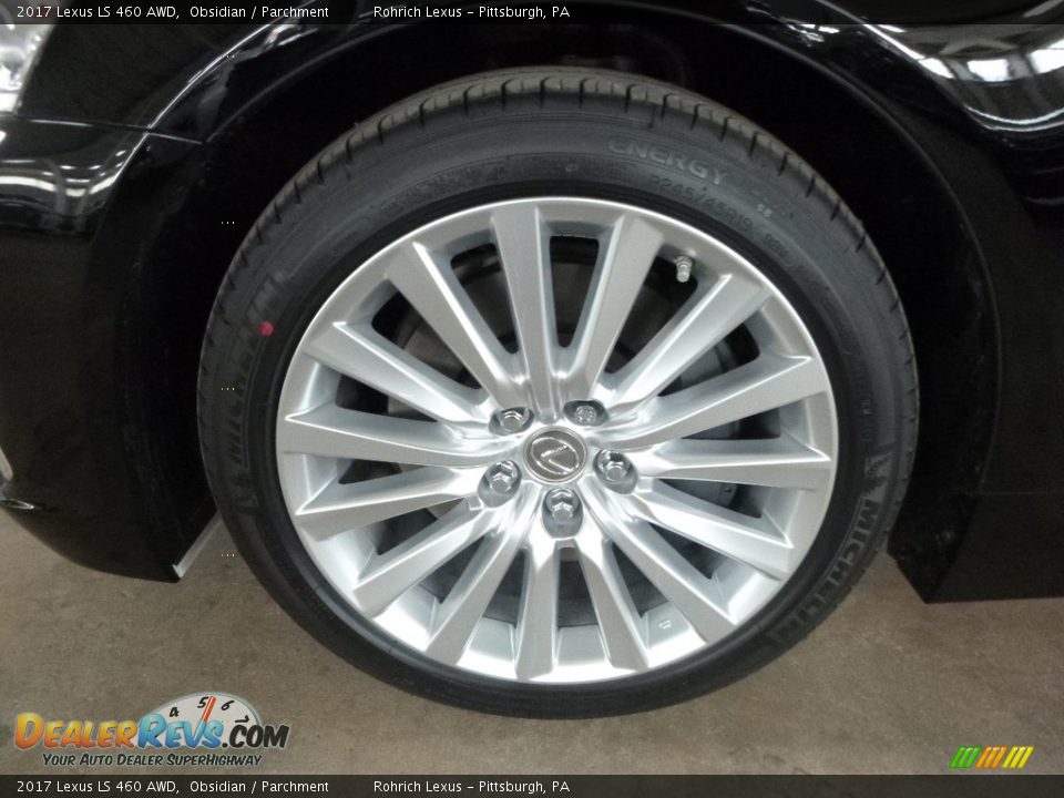 2017 Lexus LS 460 AWD Obsidian / Parchment Photo #5