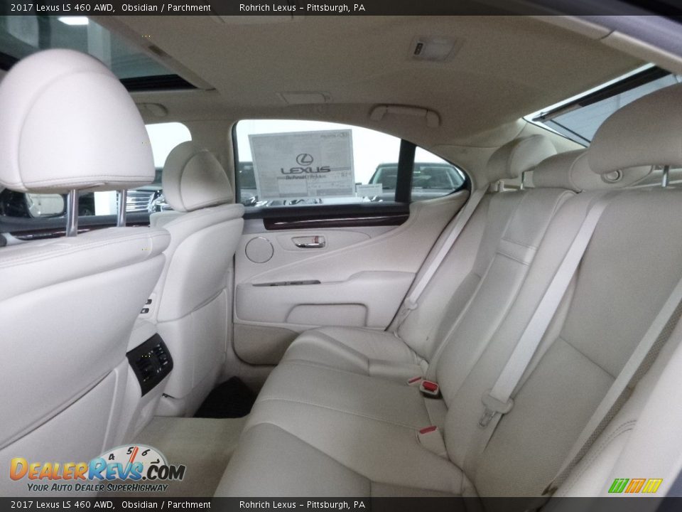 2017 Lexus LS 460 AWD Obsidian / Parchment Photo #7