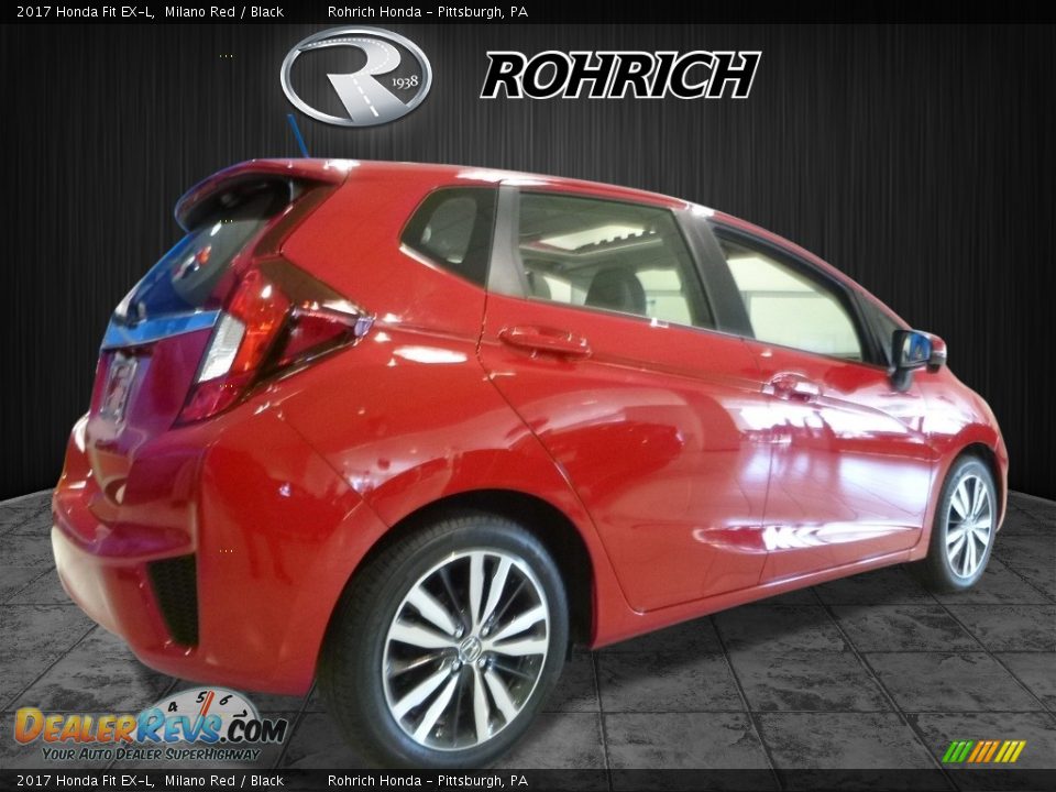 2017 Honda Fit EX-L Milano Red / Black Photo #2