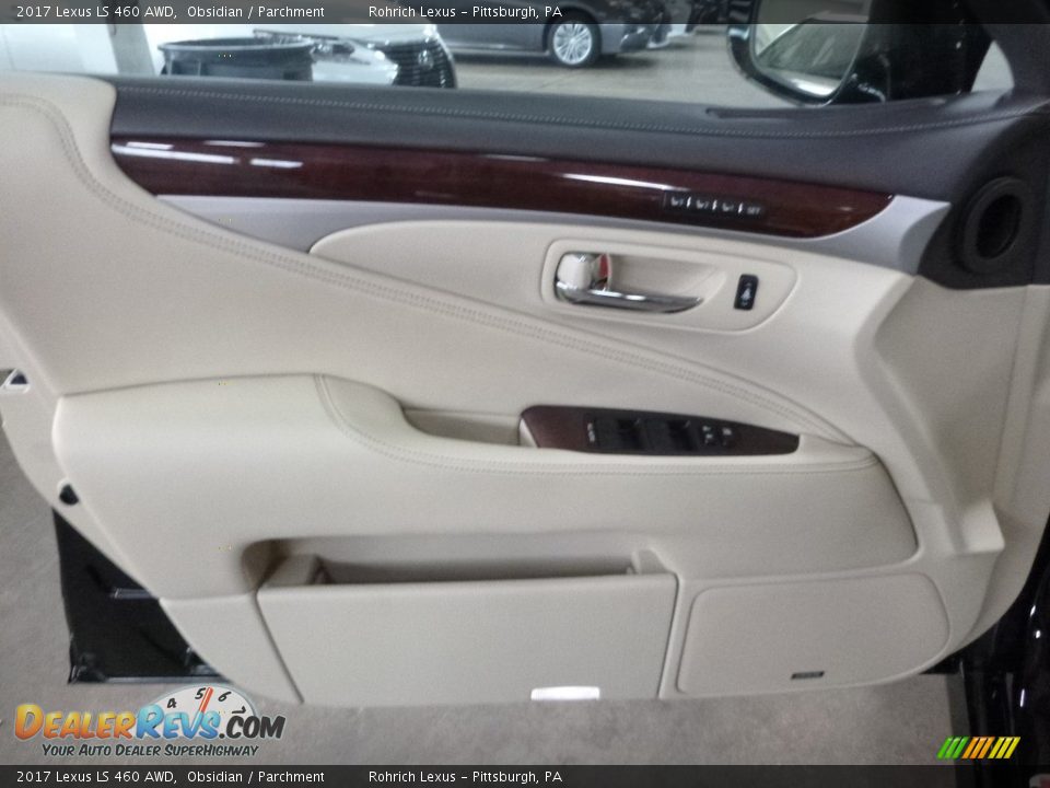 2017 Lexus LS 460 AWD Obsidian / Parchment Photo #9