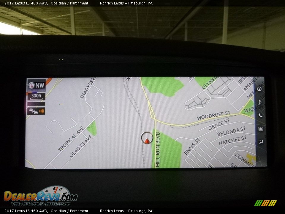 2017 Lexus LS 460 AWD Obsidian / Parchment Photo #12