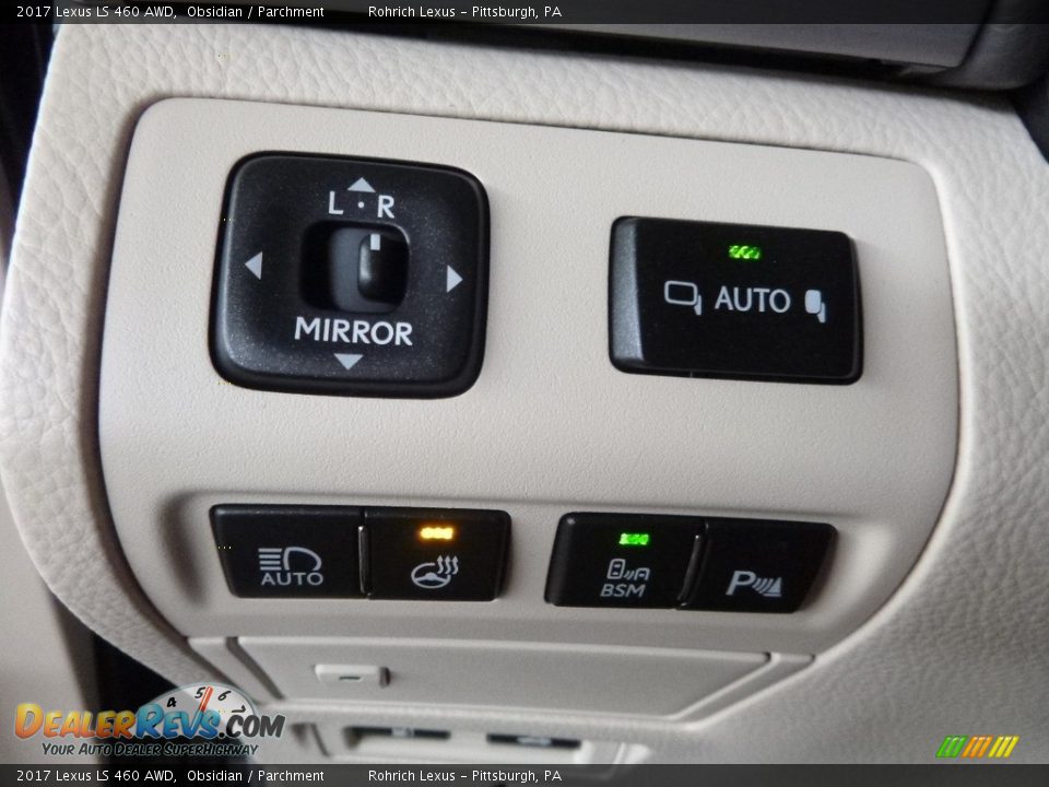 2017 Lexus LS 460 AWD Obsidian / Parchment Photo #13