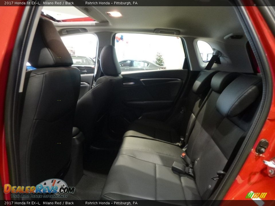 2017 Honda Fit EX-L Milano Red / Black Photo #8