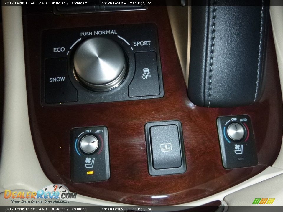 2017 Lexus LS 460 AWD Obsidian / Parchment Photo #14