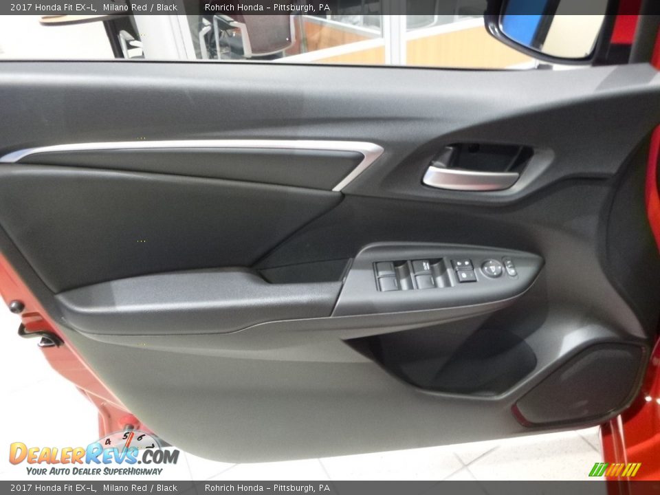 2017 Honda Fit EX-L Milano Red / Black Photo #10