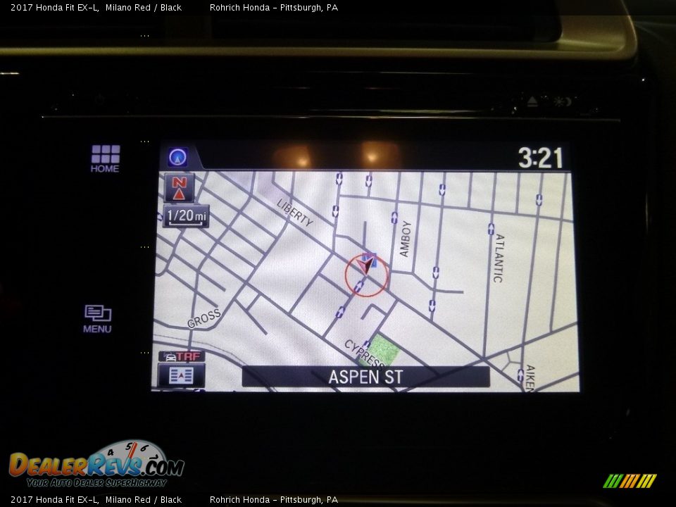 2017 Honda Fit EX-L Milano Red / Black Photo #14