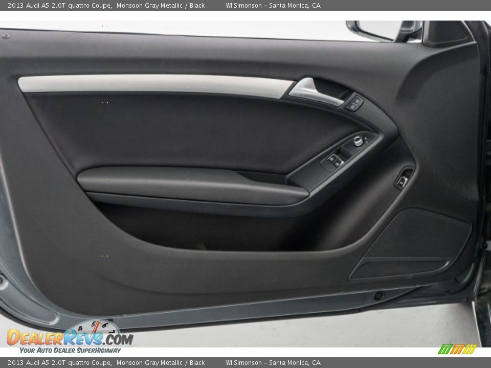 2013 Audi A5 2.0T quattro Coupe Monsoon Gray Metallic / Black Photo #22