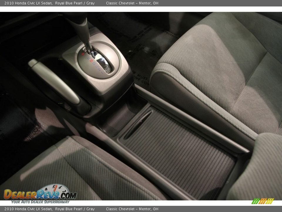 2010 Honda Civic LX Sedan Royal Blue Pearl / Gray Photo #10