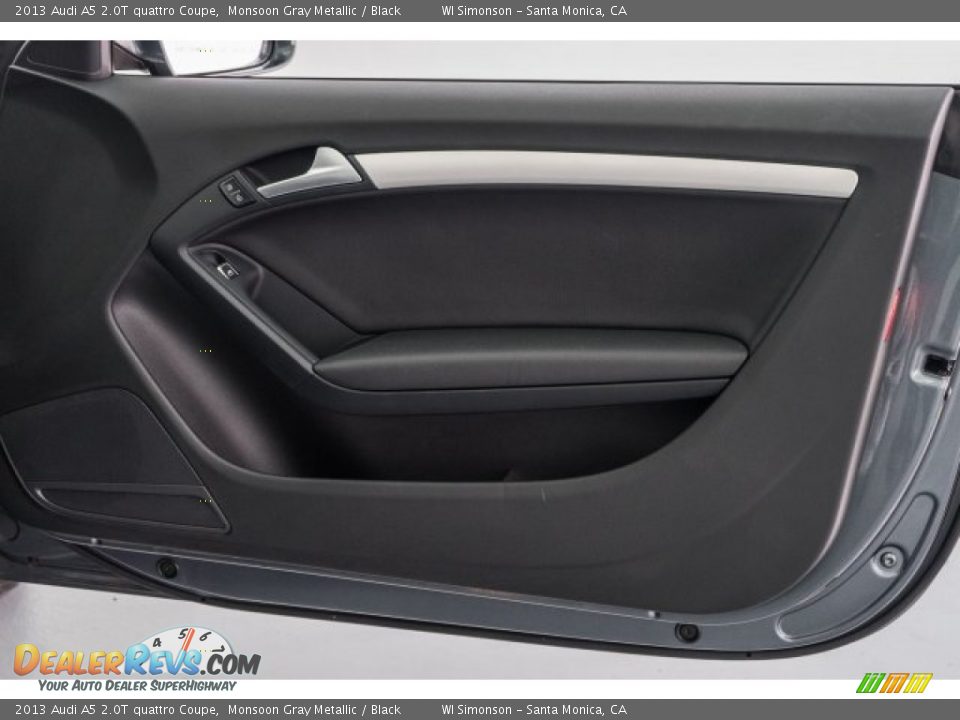 2013 Audi A5 2.0T quattro Coupe Monsoon Gray Metallic / Black Photo #25