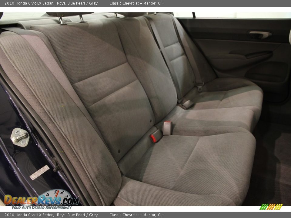 2010 Honda Civic LX Sedan Royal Blue Pearl / Gray Photo #13