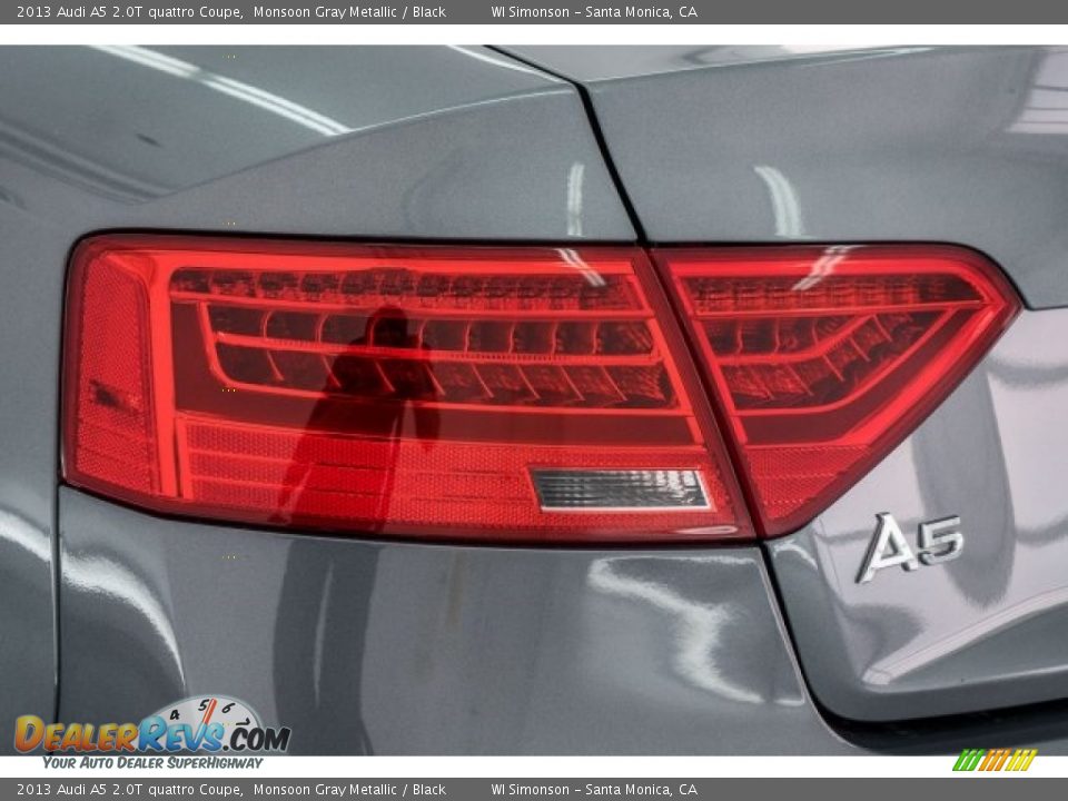 2013 Audi A5 2.0T quattro Coupe Monsoon Gray Metallic / Black Photo #28