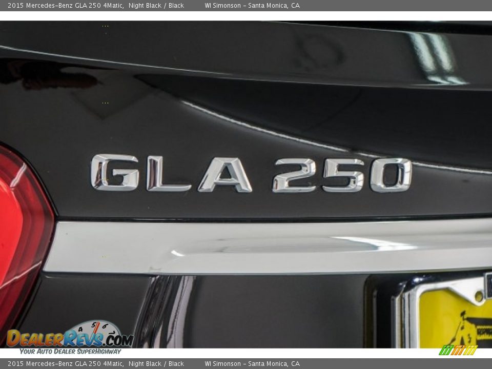 2015 Mercedes-Benz GLA 250 4Matic Night Black / Black Photo #7