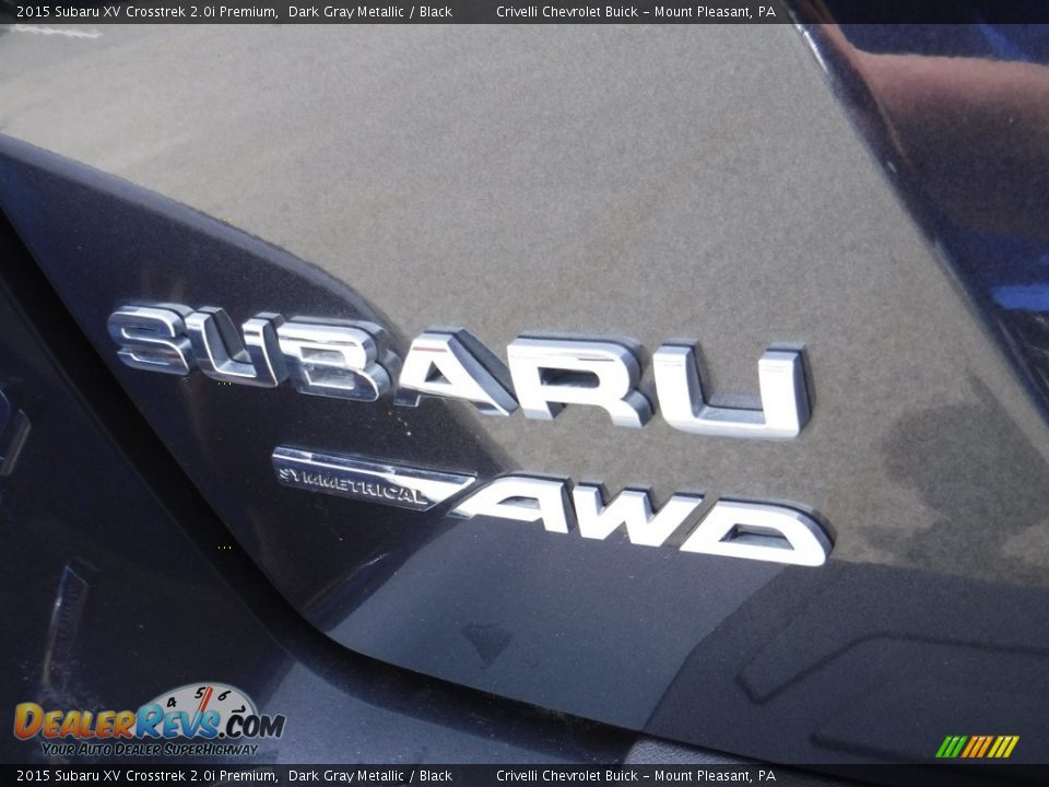 2015 Subaru XV Crosstrek 2.0i Premium Dark Gray Metallic / Black Photo #10