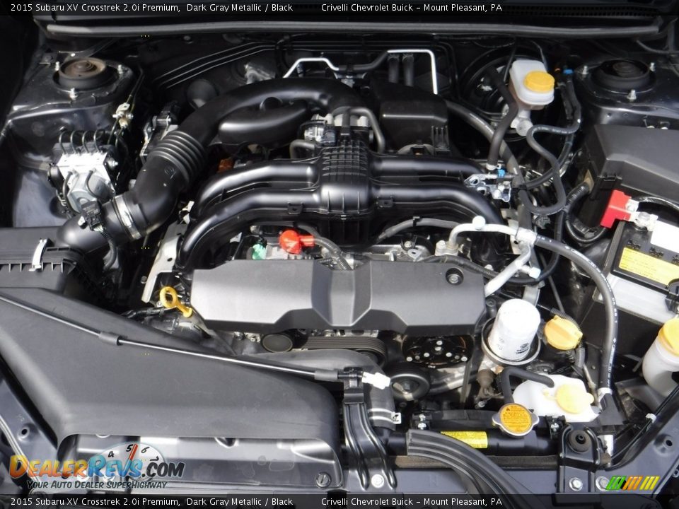 2015 Subaru XV Crosstrek 2.0i Premium Dark Gray Metallic / Black Photo #12