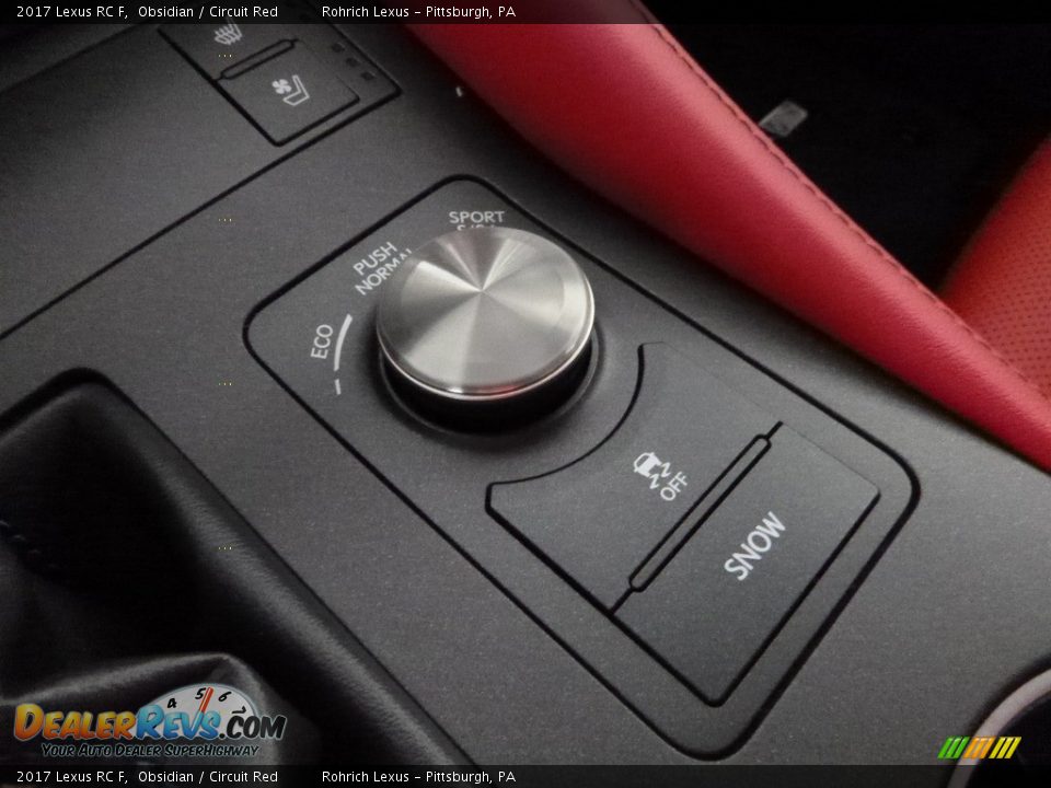 Controls of 2017 Lexus RC F Photo #14