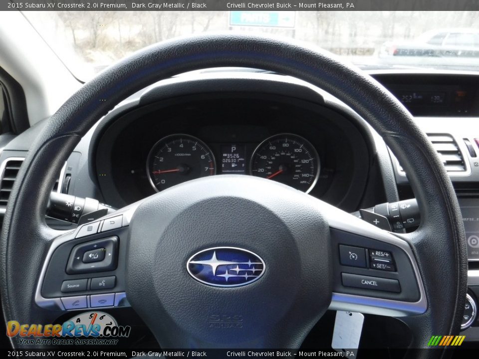 2015 Subaru XV Crosstrek 2.0i Premium Dark Gray Metallic / Black Photo #23
