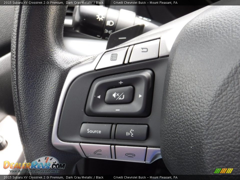 2015 Subaru XV Crosstrek 2.0i Premium Dark Gray Metallic / Black Photo #24