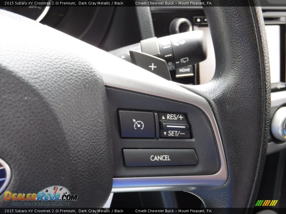2015 Subaru XV Crosstrek 2.0i Premium Dark Gray Metallic / Black Photo #25