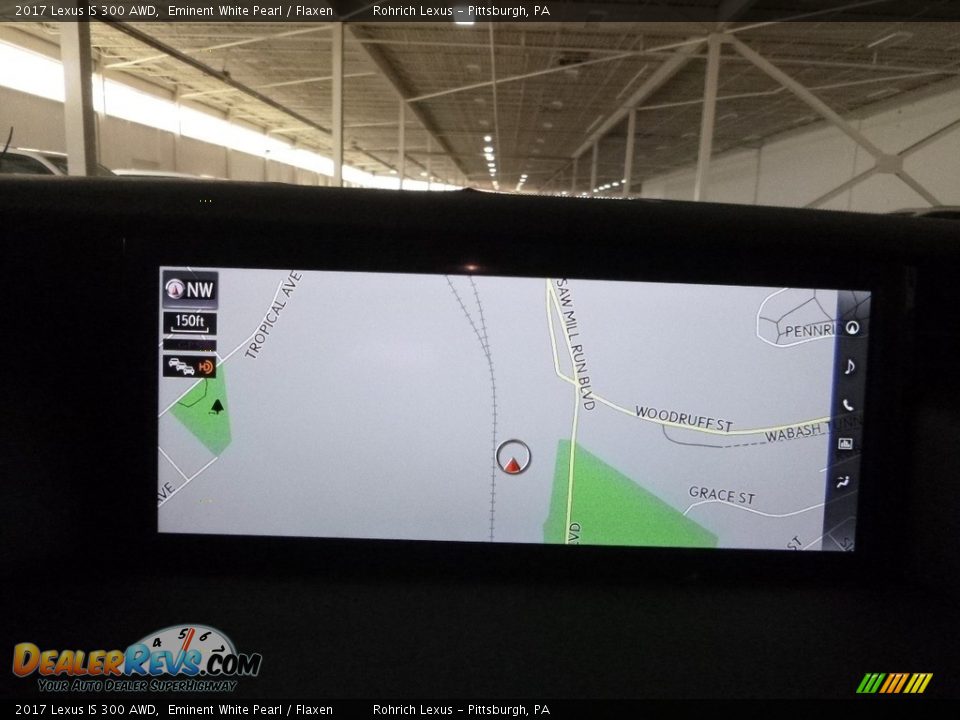 2017 Lexus IS 300 AWD Eminent White Pearl / Flaxen Photo #12