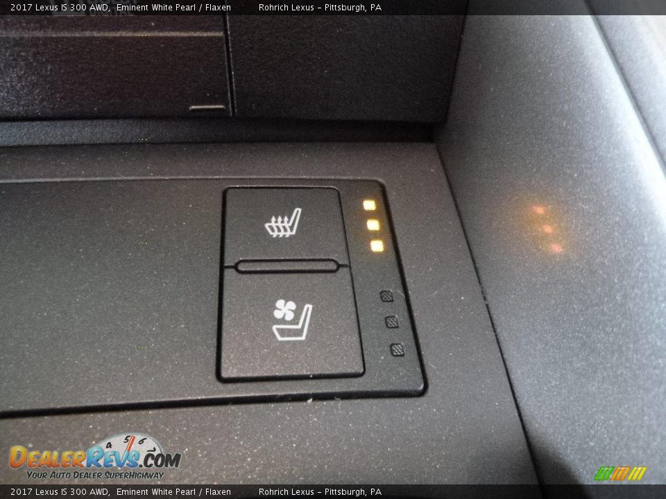 2017 Lexus IS 300 AWD Eminent White Pearl / Flaxen Photo #13