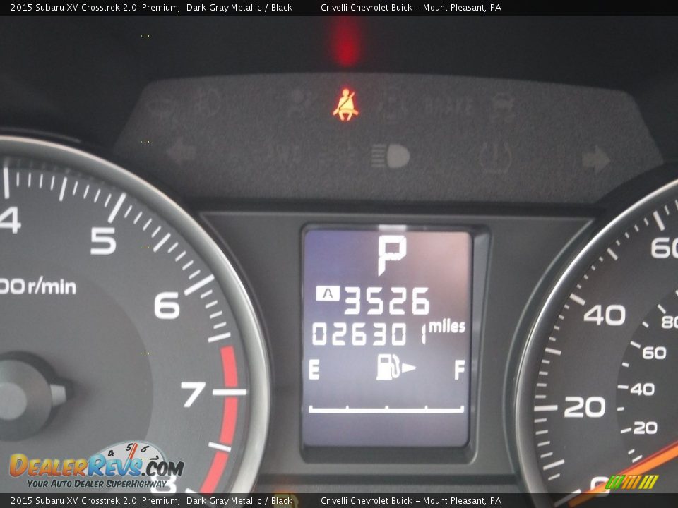 2015 Subaru XV Crosstrek 2.0i Premium Dark Gray Metallic / Black Photo #35