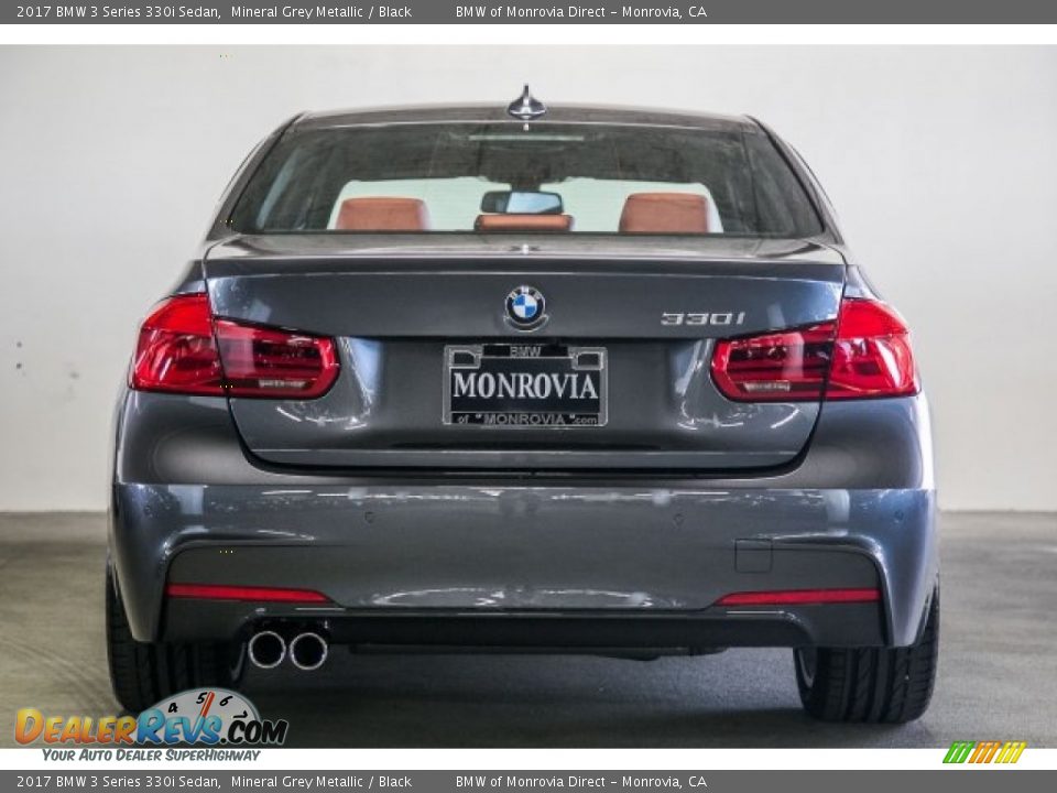 2017 BMW 3 Series 330i Sedan Mineral Grey Metallic / Black Photo #4