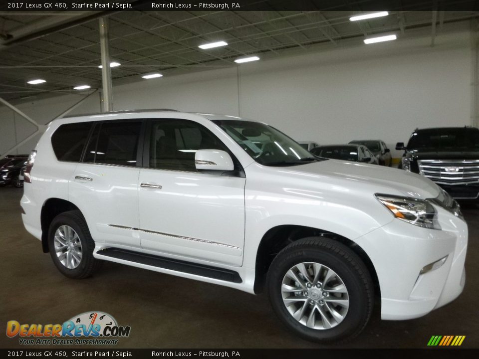 2017 Lexus GX 460 Starfire Pearl / Sepia Photo #1