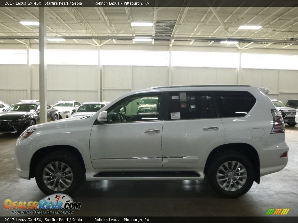 2017 Lexus GX 460 Starfire Pearl / Sepia Photo #3