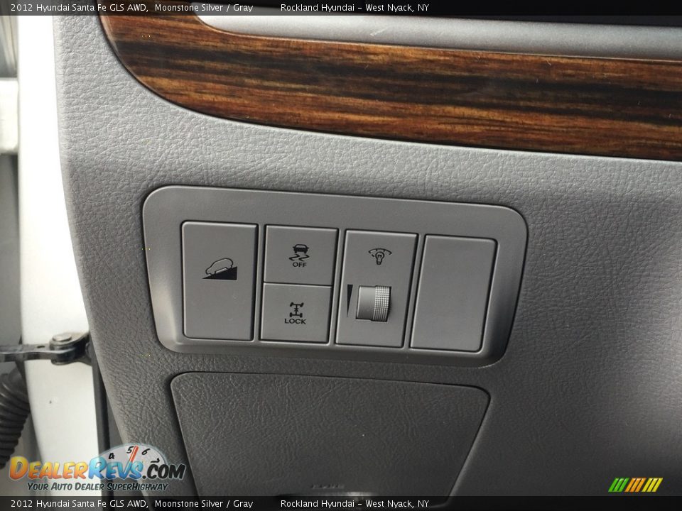 2012 Hyundai Santa Fe GLS AWD Moonstone Silver / Gray Photo #11