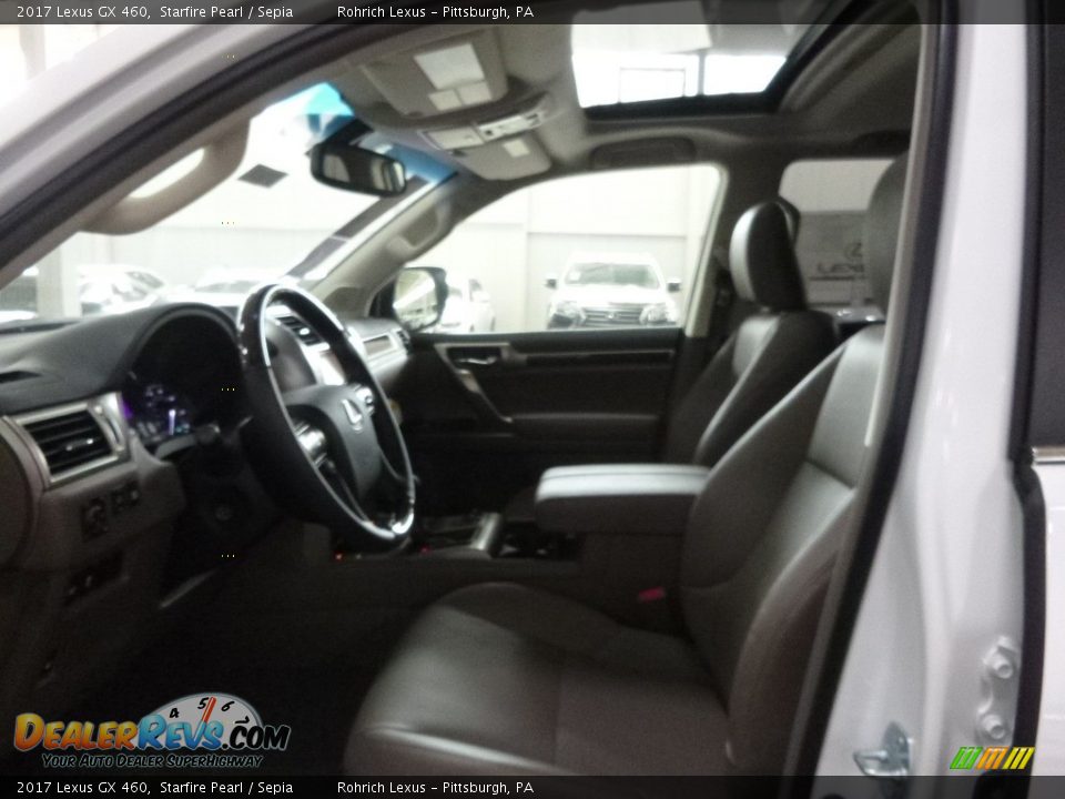 2017 Lexus GX 460 Starfire Pearl / Sepia Photo #7