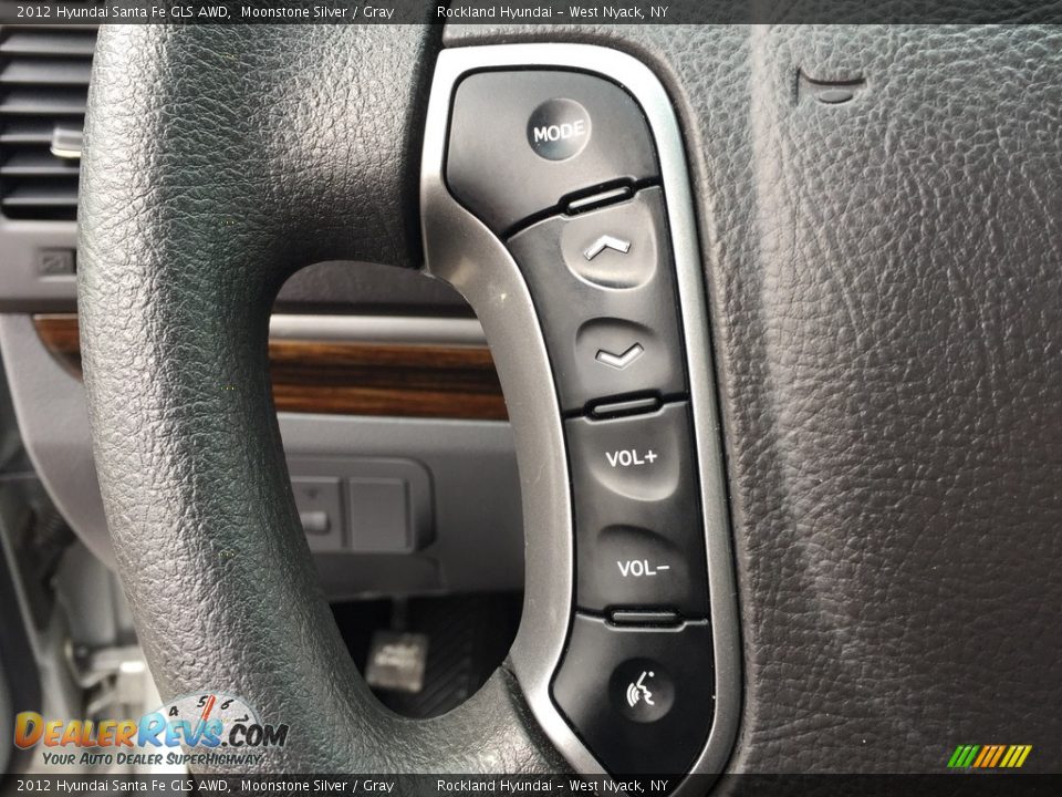 2012 Hyundai Santa Fe GLS AWD Moonstone Silver / Gray Photo #18