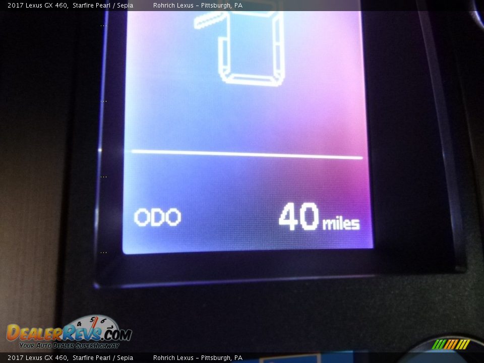 2017 Lexus GX 460 Starfire Pearl / Sepia Photo #15