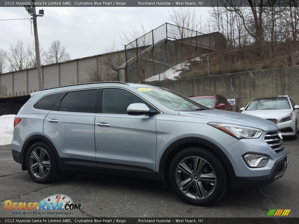 Front 3/4 View of 2013 Hyundai Santa Fe Limited AWD Photo #3