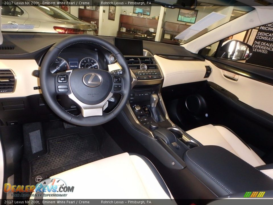 Creme Interior - 2017 Lexus NX 200t Photo #8
