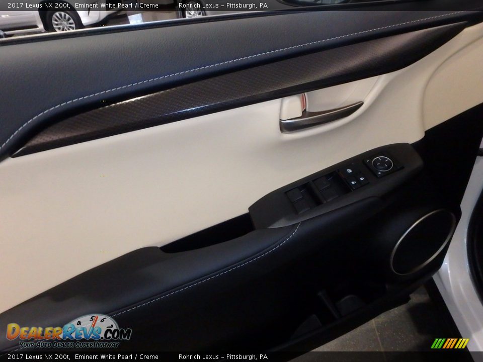 2017 Lexus NX 200t Eminent White Pearl / Creme Photo #9