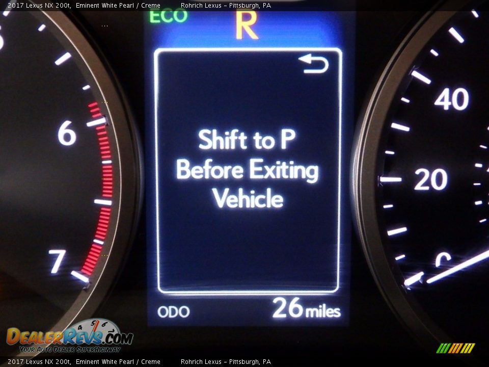 2017 Lexus NX 200t Eminent White Pearl / Creme Photo #14