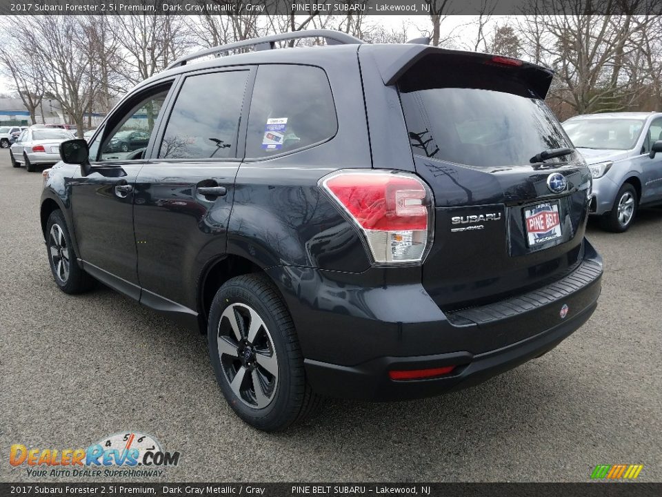 2017 Subaru Forester 2.5i Premium Dark Gray Metallic / Gray Photo #4