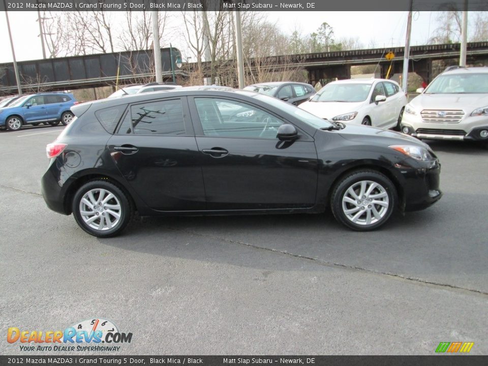 2012 Mazda MAZDA3 i Grand Touring 5 Door Black Mica / Black Photo #5