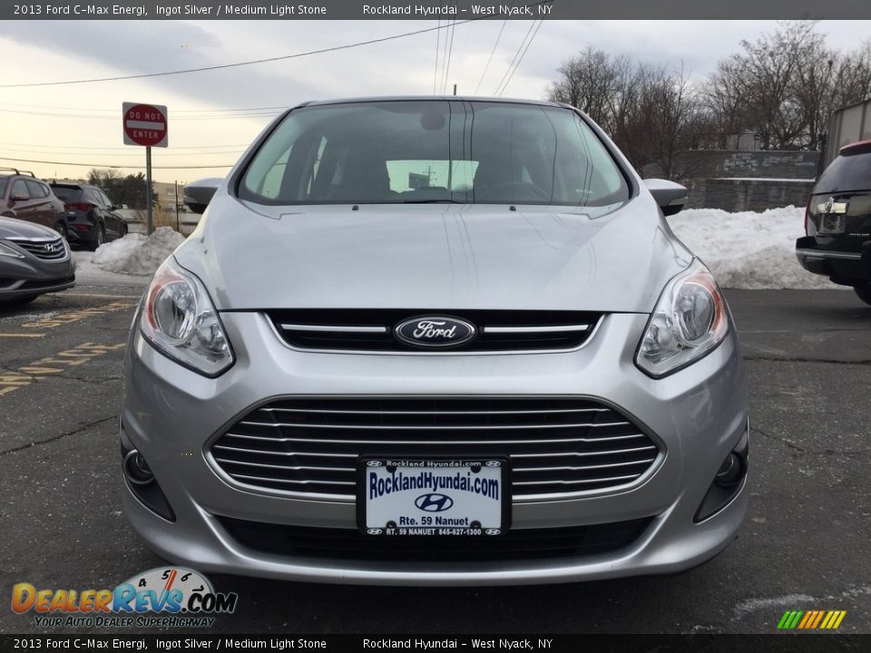 2013 Ford C-Max Energi Ingot Silver / Medium Light Stone Photo #2