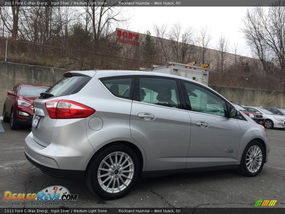 2013 Ford C-Max Energi Ingot Silver / Medium Light Stone Photo #4