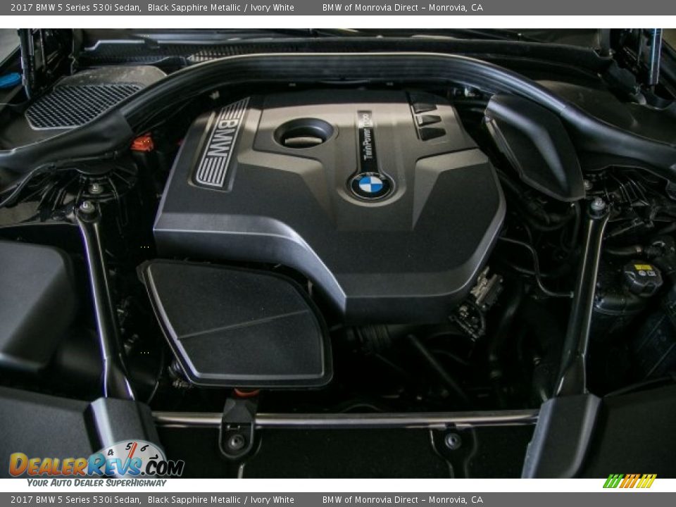 2017 BMW 5 Series 530i Sedan 2.0 Liter DI TwinPower Turbocharged DOHC 16-Valve VVT 4 Cylinder Engine Photo #8