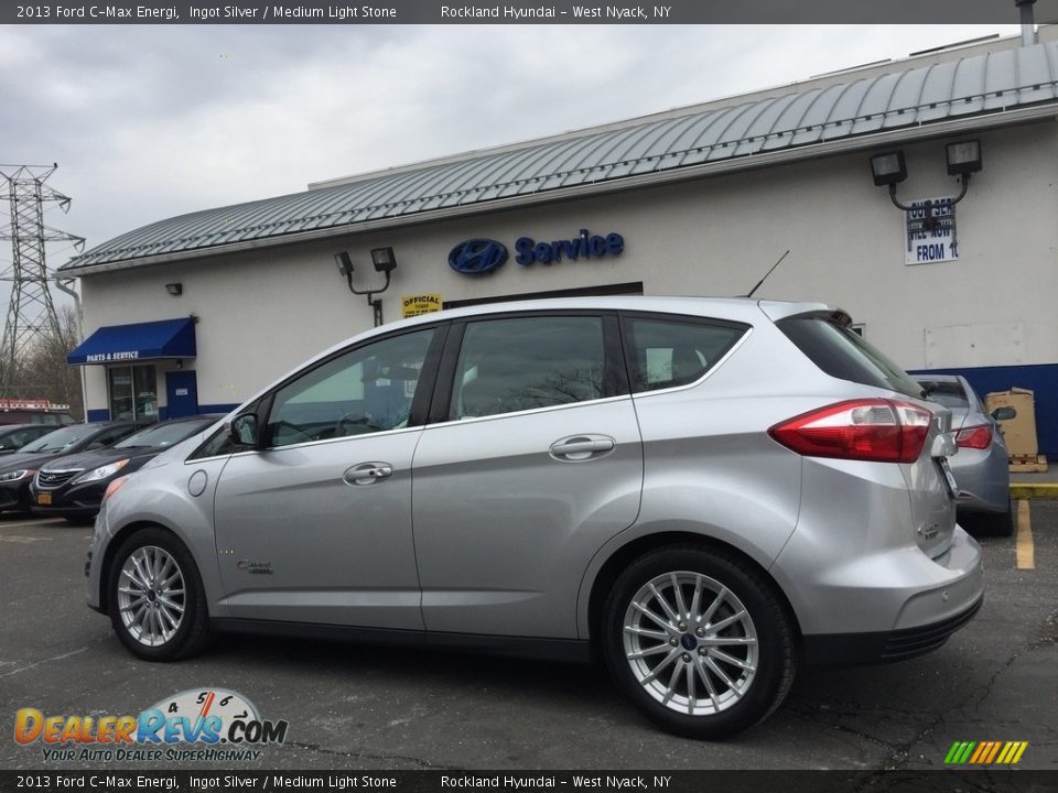 2013 Ford C-Max Energi Ingot Silver / Medium Light Stone Photo #6